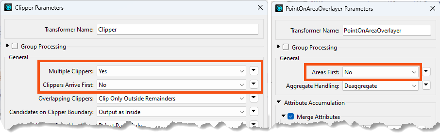 Setting Clipper Type and Areas First parameters for performance improvements
